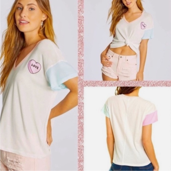 Wildfox Paradise Color-block Tee - Picture 4 of 5